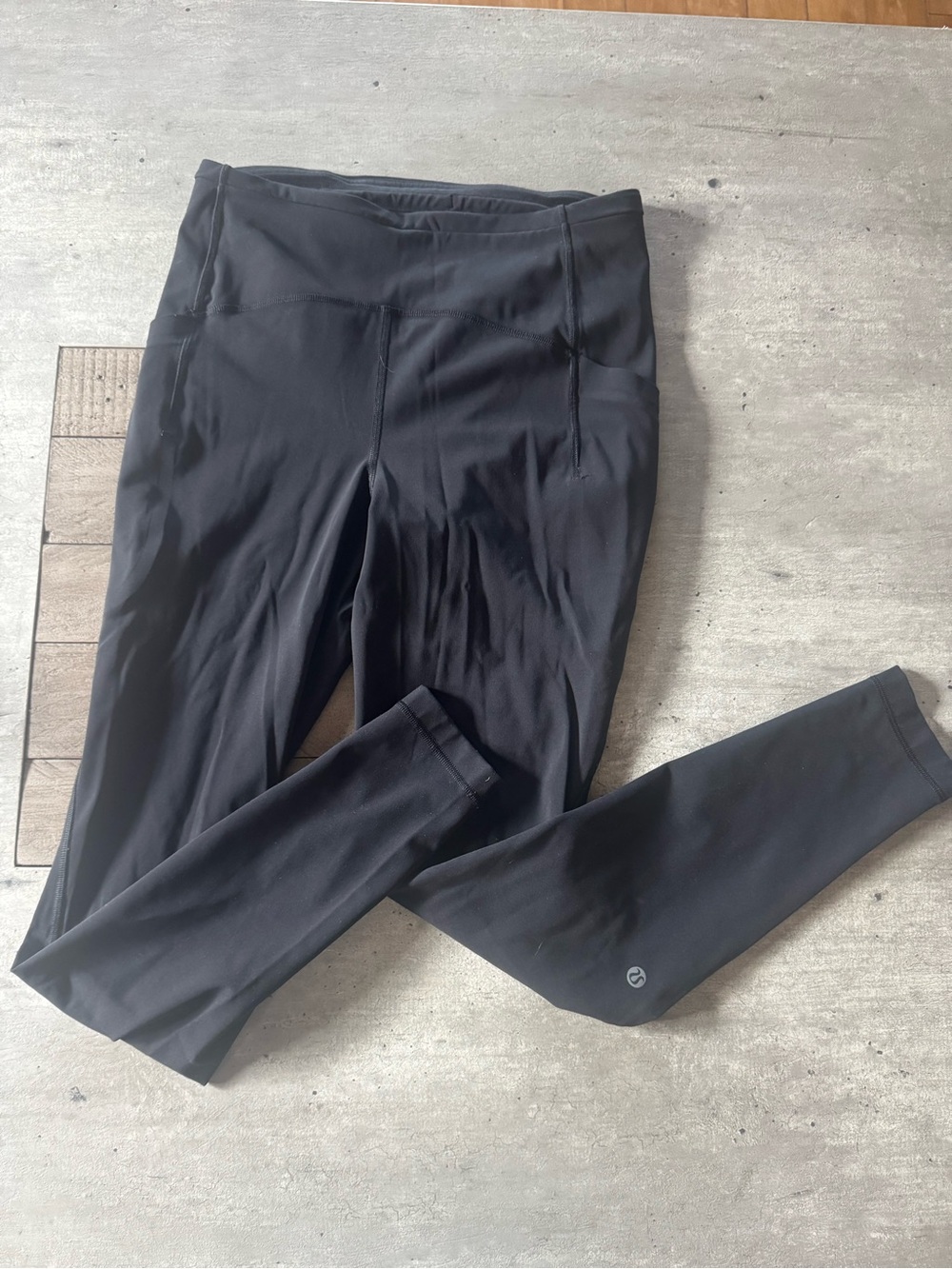 lululemon athletica Black High-Rise Athletic Leggings